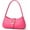 Pink, variant on Elegance Beige Vegan Leather Flap Shoulder Bag for Women with Adjustable Strap Stylish Bag