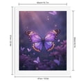 thumbnail image 2 of Paint by Numbers Kit for Adults, Purple Butterfly Enchanted Flowers Paint by Numbers, Easy Paint by Numbers Kit for Adults Beginner, DIY Adult Paint by Number Kits on Canvas, Home Decor, 2 of 7