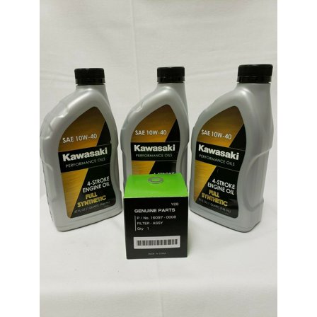 2007 Kawasaki Ninja 650R Full Synthetic Oil Change Kit