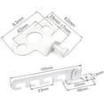 thumbnail image 3 of 2 Pieces Casement Window Opener, Window Restrictor, Window Opener Without Drilling Blocks Open Windows and Door Locks, to Adjust the Opening of the Window, 3 of 5