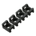 thumbnail image 2 of Black 4.5mm Width Cable Tie Base Saddle Type Mount Wire Holder 100Pcs, 2 of 5