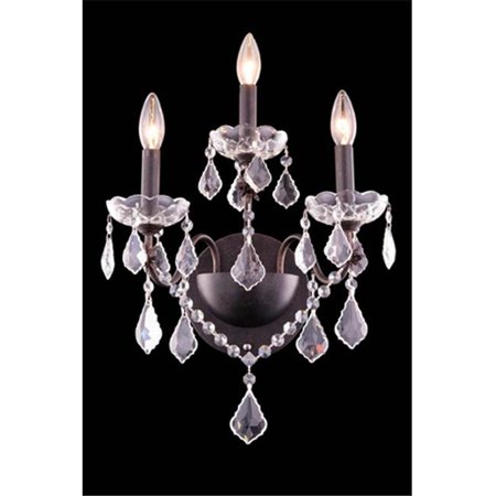 

2015W3DB-RC 13 x 17 in. St. Francis Collection Wall Sconce - Royal Cut Dark Bronze