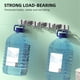 thumbnail image 5 of 2pcs 304 Stainless Steel Broom Holder 3 Racks 4 Hooks Wall Mount Mop Hanger Organizer, 5 of 5