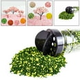 thumbnail image 4 of TISHITA 520ml Miniature Tree Powder Model Railway Garden Building Kit Powder Foliage Yellow Green, 4 of 8