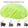 thumbnail image 2 of Funda impermeable para cubierta de lluvia - Cesta para bicicleta - Portaequipajes - 35 l - Impermeable Amarillo Neón, 2 of 5
