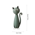 thumbnail image 3 of 3D Cat Figurine, Christmas Home Tabletop Decoration Statue, 3 of 6