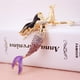 thumbnail image 4 of Moda Cristal Belleza Sirena Llavero Llavero Colgante Niñas Mujeres - Morado, 16.5 cm Yotijar Crystal llavero, 4 of 10
