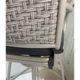 thumbnail image 5 of Outdoor/Indoor Swivel Bar Stool 30" Seat - Ofir Arms - Charcoal Fabric - Black, 5 of 6