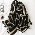 thumbnail image 4 of Maytalsory Stand Out Print Hijab Store Shawls Blend Of Style And Comfort Easy To Clean Polyester Large Shawls Coffee, 4 of 6