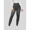 thumbnail image 4 of Leggings de Mujer Estilo Mezclilla Unitalla Comodidad y Estilo en Leggins, 4 of 5