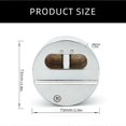 thumbnail image 3 of Concealed Shackle Lock Concealed Shackle Padlocks Keyed Alike Trailer Puck Padlocks Hockey Puck Lock for Warehouse, Container, 3 of 5