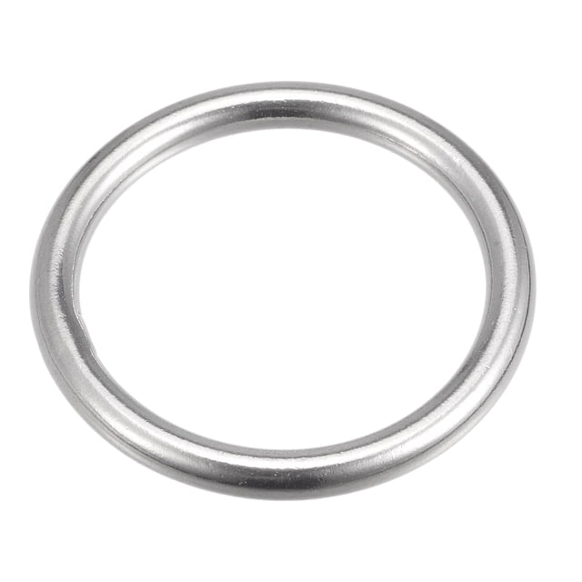Unique Bargains Anneau Rond en Acier Inoxydable 316 de 45mm d'Épaisseur