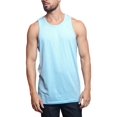 thumbnail image 7 of G-Style USA Men's Straight Hem Long Length Tank Top TT60 - Sky Blue - 4X-Large, 7 of 7