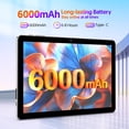 thumbnail image 6 of Android 14 Tablet,10 inch Tablet with Keyboard, 8GB RAM 32GB ROM (1TB Expandable), Octa-Core Processor, 5G Dual-Band WiFi 6, 6000mAh Battery, 2-in-1 Tablet, Pink, 6 of 8