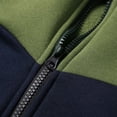 thumbnail image 3 of TFEOQRY Hooded Sweatshirts for Men Casual Zipper Jackets with Pockets Long Sleeve Hooded Tops Olive Green, 3 of 7