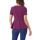 thumbnail image 3 of INSPIRAR CHIC Blusa de Peplum para Mujer de Manga Corta Cuello Redondo Primavera Verano Stretch S Púrpura, 3 of 6