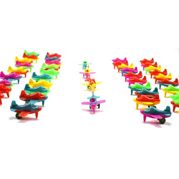 Juguete Planeador Mini plástico pequeño avión planeador juguetes niños cápsula educativa juguete (10 piezas Likrtyny libre de BPA