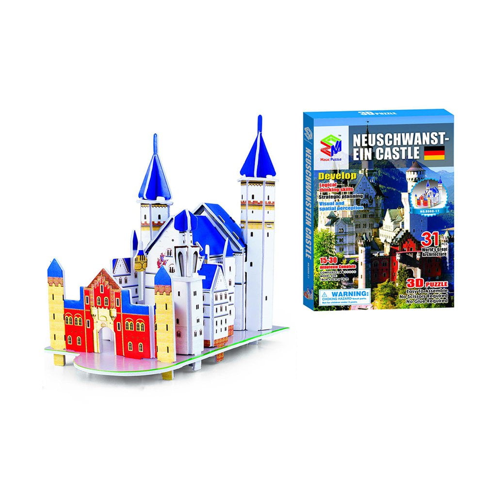 Details about   1000 Pieces Jigsaw Puzzles Educational Toys Castle Swan Educational Puzzle Toy 