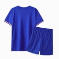 thumbnail image 4 of Tween Boy 11-13T Athletic Outfits Quick Drying Sports Short Sleeve Tee & Shorts Set 2Pc Football Gibobby,13-14 Years,Blue, 4 of 4