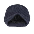 thumbnail image 4 of Fashion Couples Women Men Sport Style Solid Stripe Keep Warm Winter Outdoor Knitted Hats Winter Gear for Men Woodsman Hats Men Earmuff Hats for Men Winter Ski Hat Warm Fuzzy Hat Bears Winter, 4 of 4