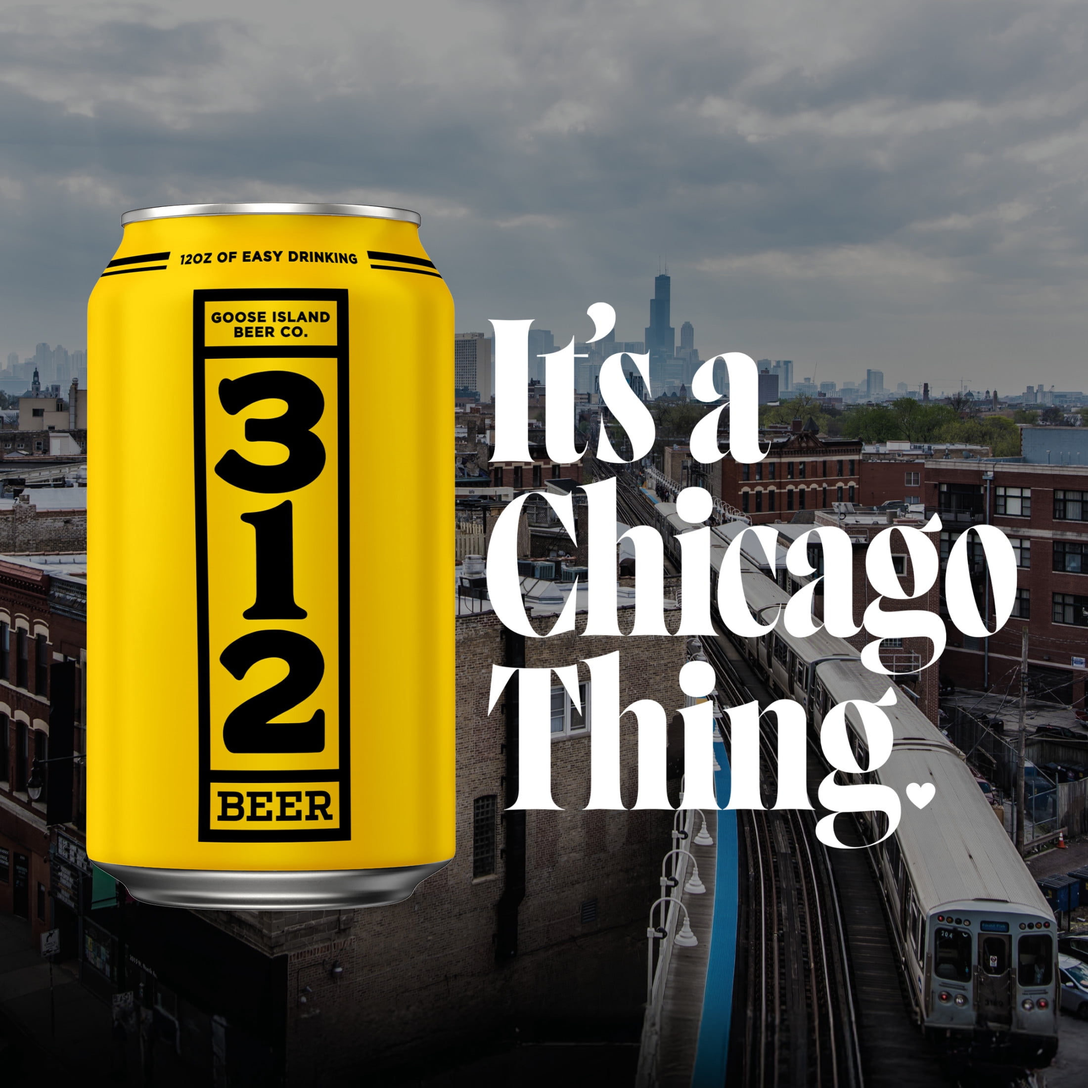 Goose Island 312 Urban Wheat Ale Craft Beer, 6 pack Beer, 12 fl oz