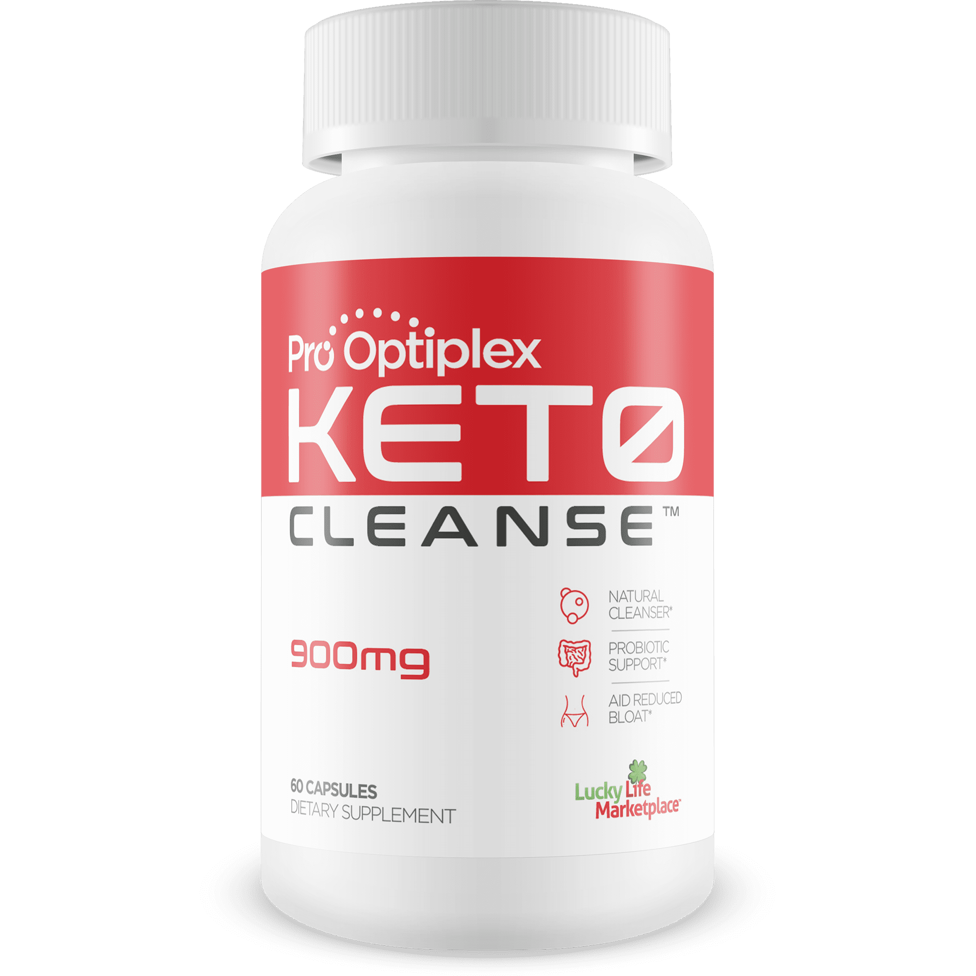 Pro Optiplex Keto Cleanse - Cleanse & Detox Naturally - Herbal Keto Cleanse with Probiotics - Help Flush Waste & Toxins - Full Body Cleanse & Colon Cleanse - Support Reduced Bloating