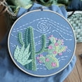 thumbnail image 2 of Coofit Embroidery Kit Fashion Cactus Creative Embroidery Starter Kit Needlework Kit, 2 of 7