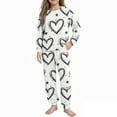 thumbnail image 4 of TaTaai Unisex DIY Hand Graffiti Colorable 2-Piece Outfit, Valentine's Day Gift, Coloring Top Pants Set, All Season Wear Gift, 4 of 7