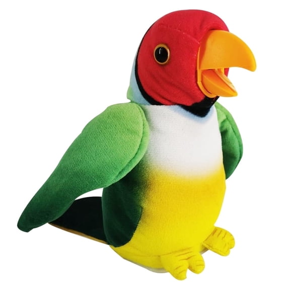 WEofferwhatYOUwant Talking Parrot Plush Toy - Voice Activated Bird Repeats What You Say