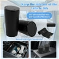 thumbnail image 3 of OKYMOTOR 2Pcs Car Trash Cup Holder with Lid Leak Proof ABS Car Trash Can 2 Rolls Trash Bags Included, One-Hand Operation for Car Home & Office, 3 of 10