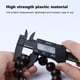 thumbnail image 4 of Riwesomey Calibrador Vernier Digital, regla micrométrica de calibre 0-150mm, pantalla LCD, instrumento artesanal de medición operado por para el Medidores de medidas dimensionales Negro NO2 Riwesomey TO000933-02B, 4 of 6