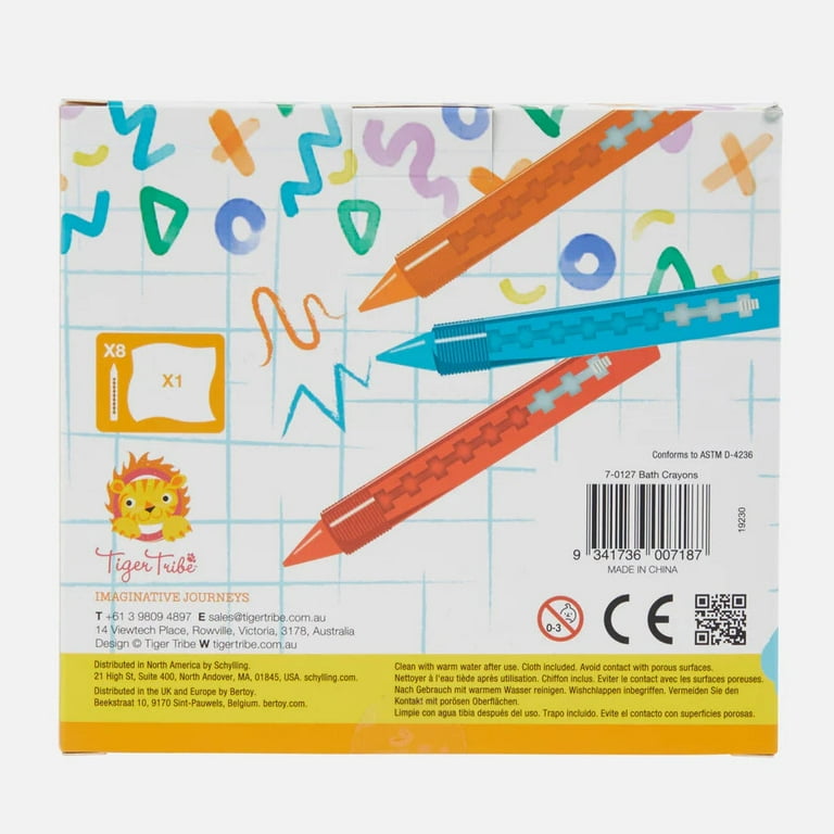 Tiger tribe sale bath crayons