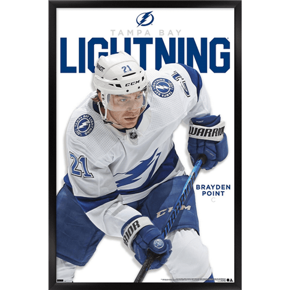 NHL Tampa Bay Lightning - Brayden Point Feature Series 23 Wall Poster, 14.725" x 22.375" Framed