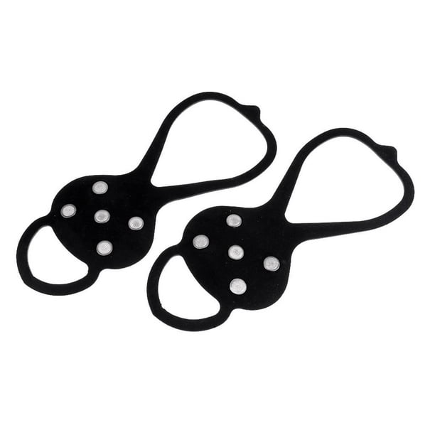 Tacos de Antideslizantes Duraderos para Nieve, , , Pinzas, Pinzas, Suelas, Botas, para Senderismo, Escalada DYNWAVEMX Pinzas de hielo