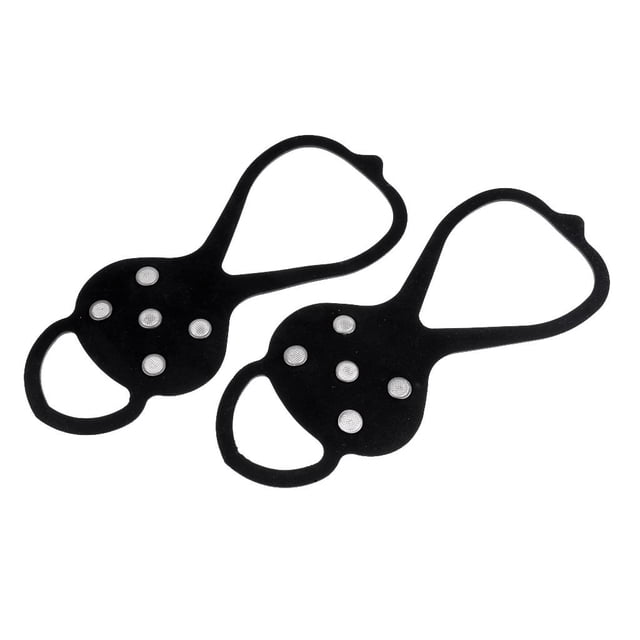 Tacos de Antideslizantes Duraderos para Nieve, , , Pinzas, Pinzas, Suelas, Botas, para Senderismo, Escalada DYNWAVEMX Pinzas de hielo