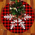 thumbnail image 6 of AuroraX Weighted Christmas Tree Skirts Snowflake Faux Velvet Tree Mat Living Room Merry Christmas Festive Home Decor, 6 of 6