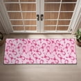 thumbnail image 2 of Pink Breast Cancer Door Rugs,Washable Non Slip Door Mats Indoor,Decorative Door Mats,Entry Mat Indoor for Entrance,Bedroom,Kitchen,Bathroom,16"x47", 2 of 6