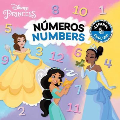 Pre-Owned Numbers / Números (English-Spanish) (Disney Princess) (Board book) 1499807805 9781499807806
