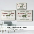 thumbnail image 4 of Christmas Farm Sign IV - Framed Gallery Wrapped Holiday Canvas - 17 x 25 - Gold Frame, 4 of 8
