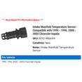 thumbnail image 2 of Intake Manifold Temperature Sensor - Compatible with 1994 - 1996, 2000 - 2005 Chevy Impala 1995 2001 2002 2003 2004, 2 of 2