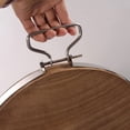 thumbnail image 4 of WEUVEB 2pcs Kitchen Board Stainless Ring Anti-crack Hoop for General Users, 4 of 8