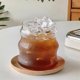 thumbnail image 3 of 6PCS Glass Cup Heat-Resistant Tumbler Drinkware Transparent Tea Juice Milk Coffee Mug Home Water Glasses Mug,D, 3 of 5