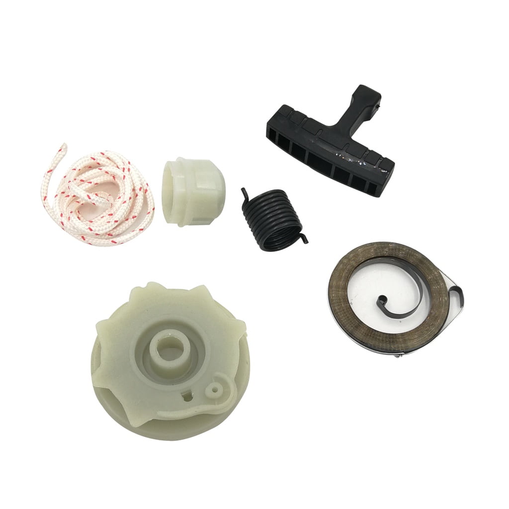 Recoil Starter Pulley Hub Spring Rope Handle Grip for Husqvarna 137 142