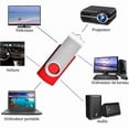 thumbnail image 3 of 2-pack (32 GB, red/purple) 32 GB USB memory USB 2.0 memory stick, 3 of 5