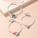 thumbnail image 2 of Nvzi Pulsera de tobillo con forma de estrella de mar y tortuga azul Pulsera de tobillo con forma de estrella de mar y tortuga azul Pulsera de cuerda Pulsera de estrellas, Blanco C, 2 of 4