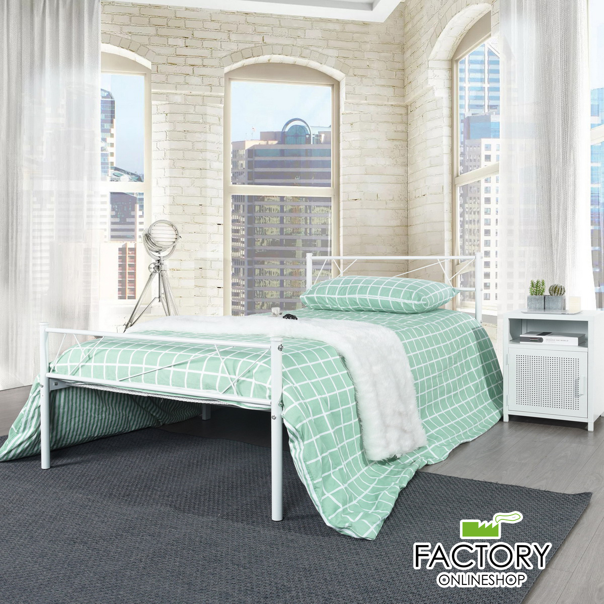Geniqua Queen Full Twin Size Bed Frame Metal Platform ...