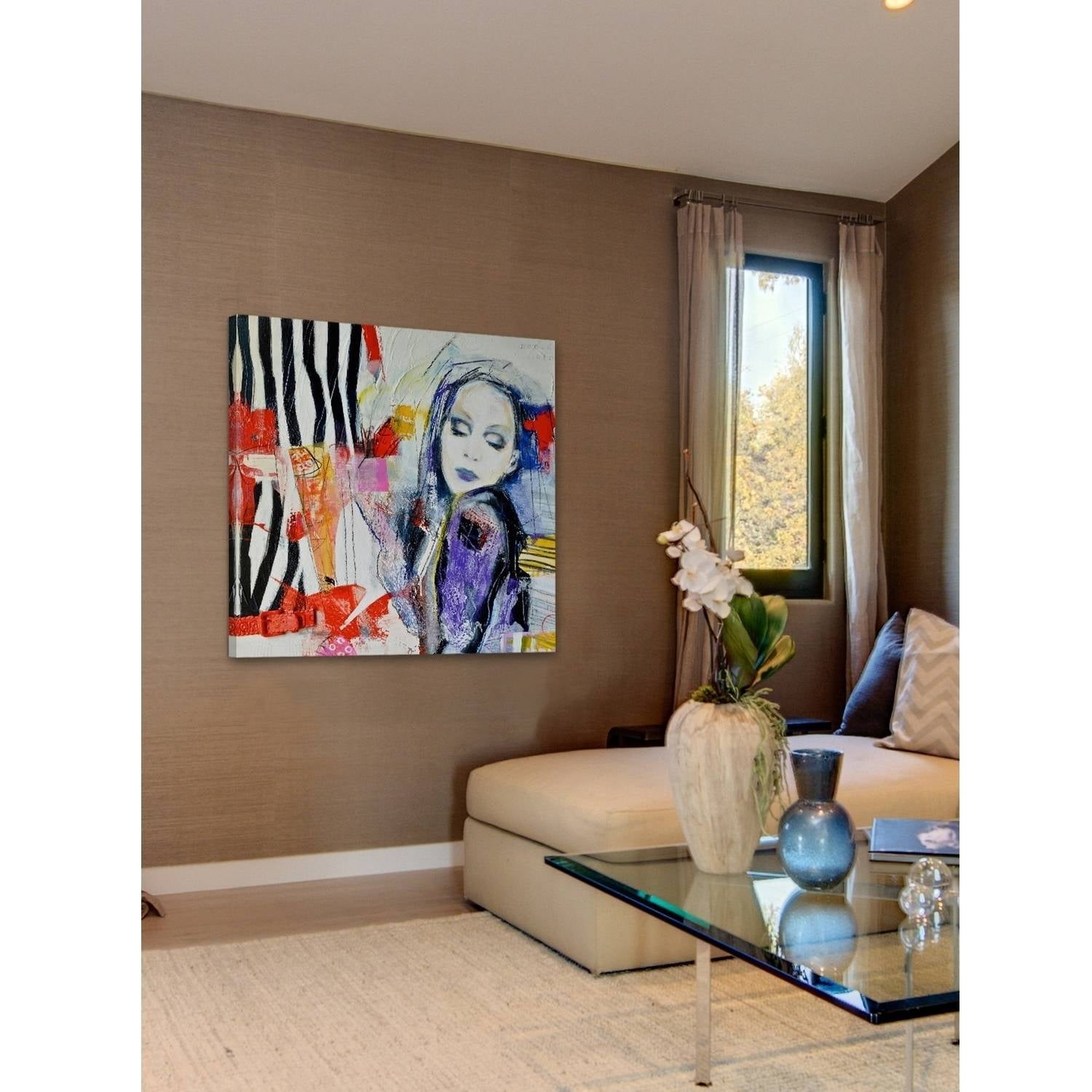 "Upside down Inside Out" Painting Print on Wrapped Canvas