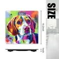thumbnail image 2 of High Precision Body Weight Scale Smart Bathroom Scales with Large LCD Display(400lbs),Decorative for Bedroom-Abstract Colorful Vector Art Of Beagle Dog Portrait, 2 of 4