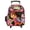 Pink 3, variant on NICK. JR Flowers Backpack, Large Rolling, Black (16")
