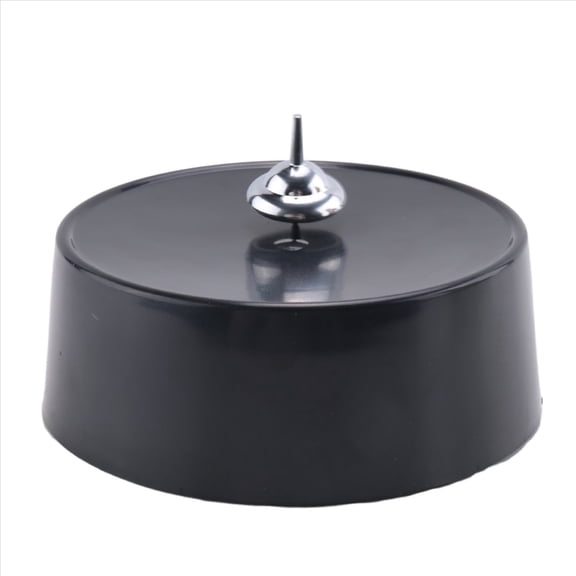 Top Electronic Motion Rotating Magnetic Gyro Decoration Gyro Desktop Toys Gifts,1 * gyro decoration,black & silver
